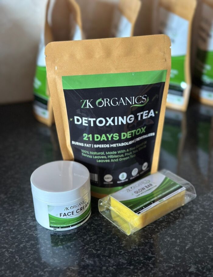 Detoxing Tea, Face Cream & Glow Bar (Combo)